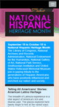 Mobile Screenshot of hispanicheritagemonth.gov