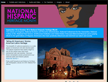 Tablet Screenshot of hispanicheritagemonth.gov